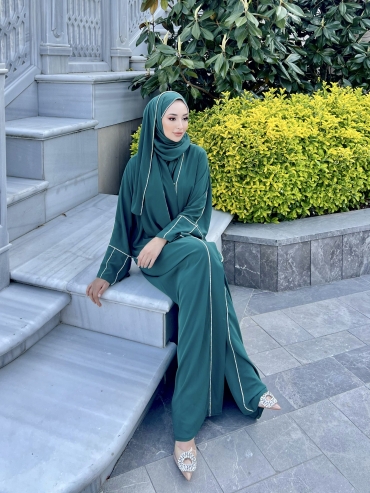 ZÜMRÜT YEŞİLİ SWAROVSKİ ŞAL