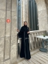 AJİNA ABAYA SİYAH