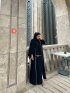 AJİNA ABAYA SİYAH