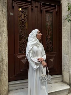 Alder Abaya Beyaz