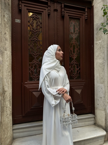 Alder Abaya Beyaz