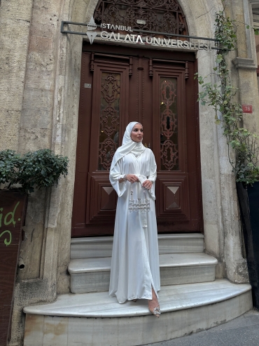 Alder Abaya Beyaz