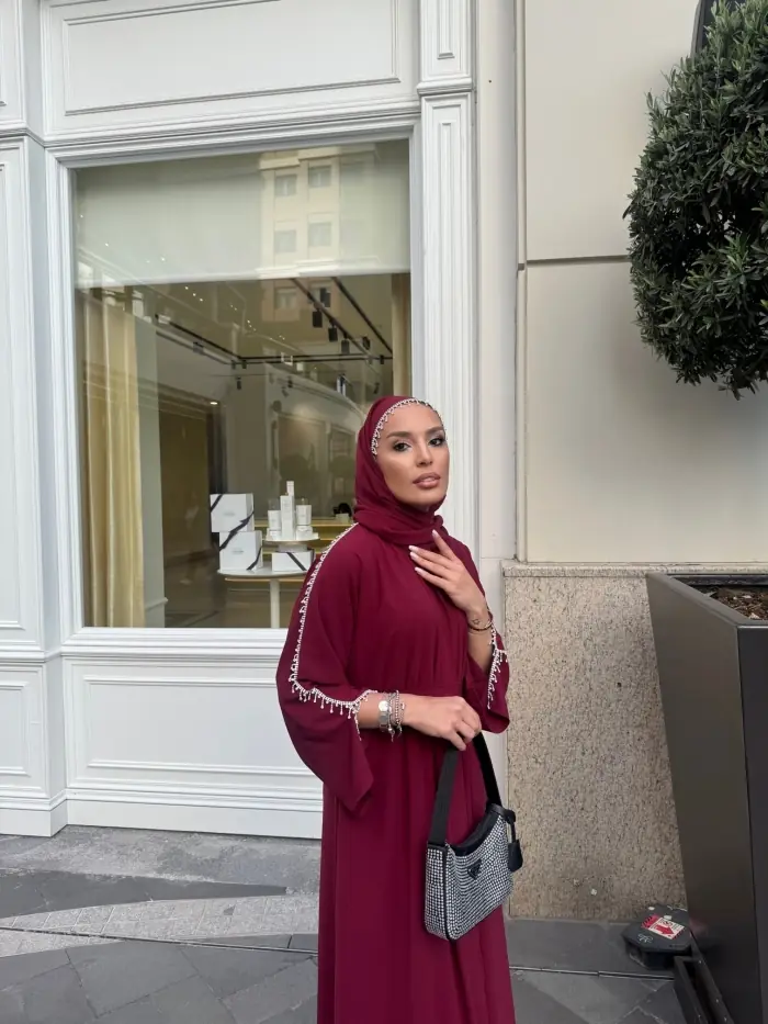 Alder Abaya Bordo