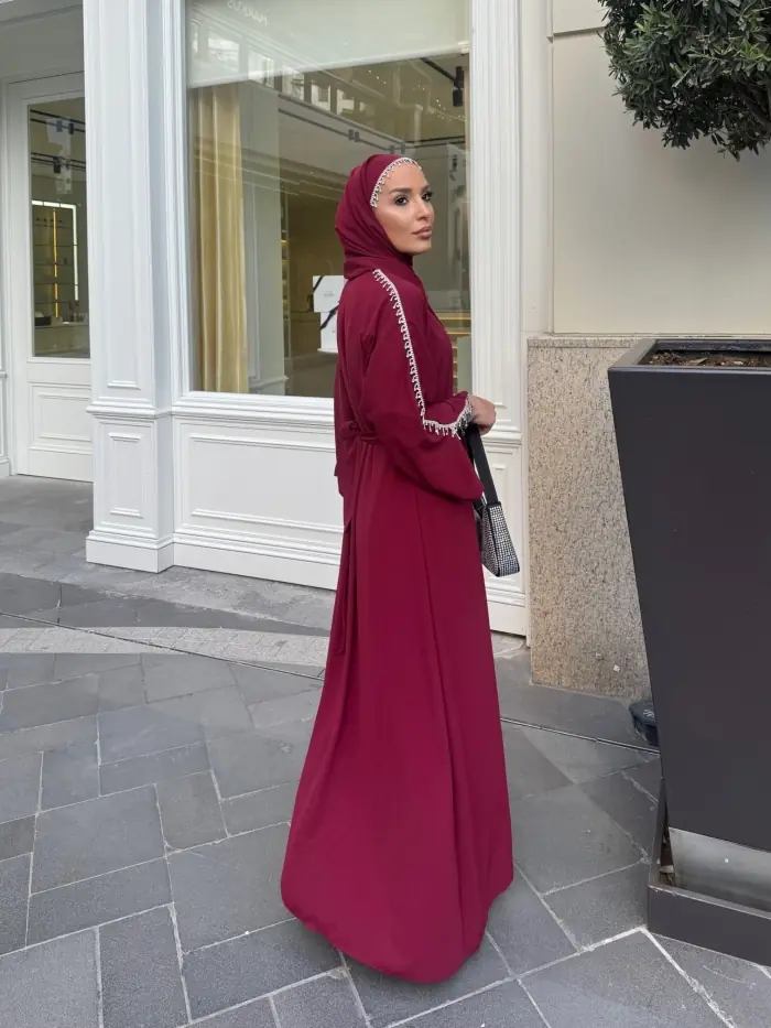 Alder Abaya Bordo