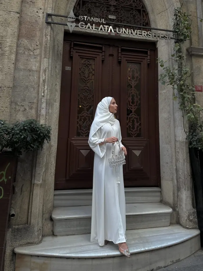 Alder Abaya Beyaz