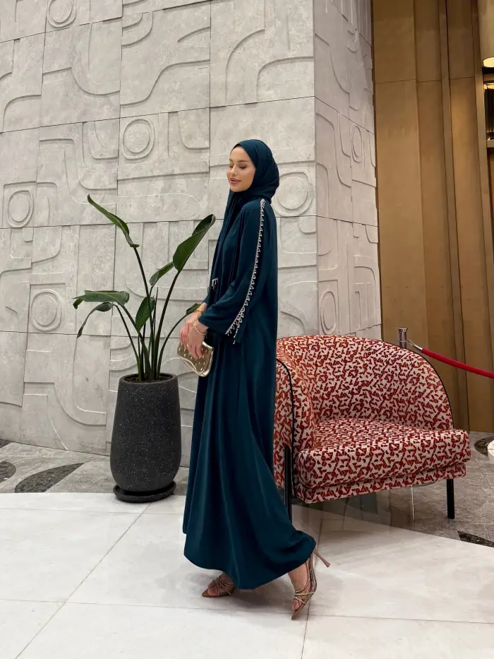 Alder Abaya Petrol Yeşili