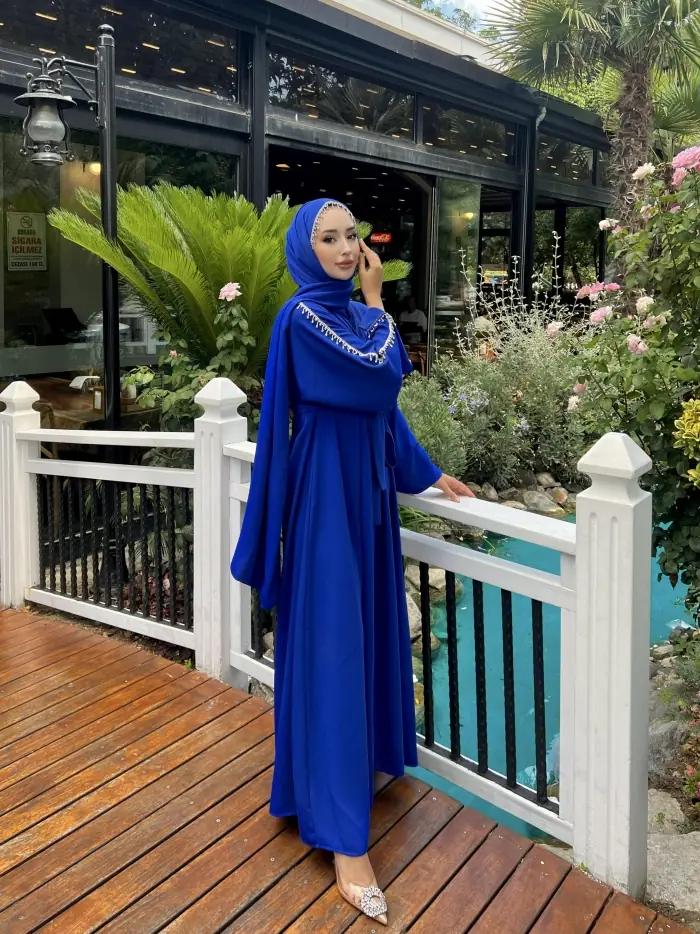 Alder Abaya Saks Mavisi