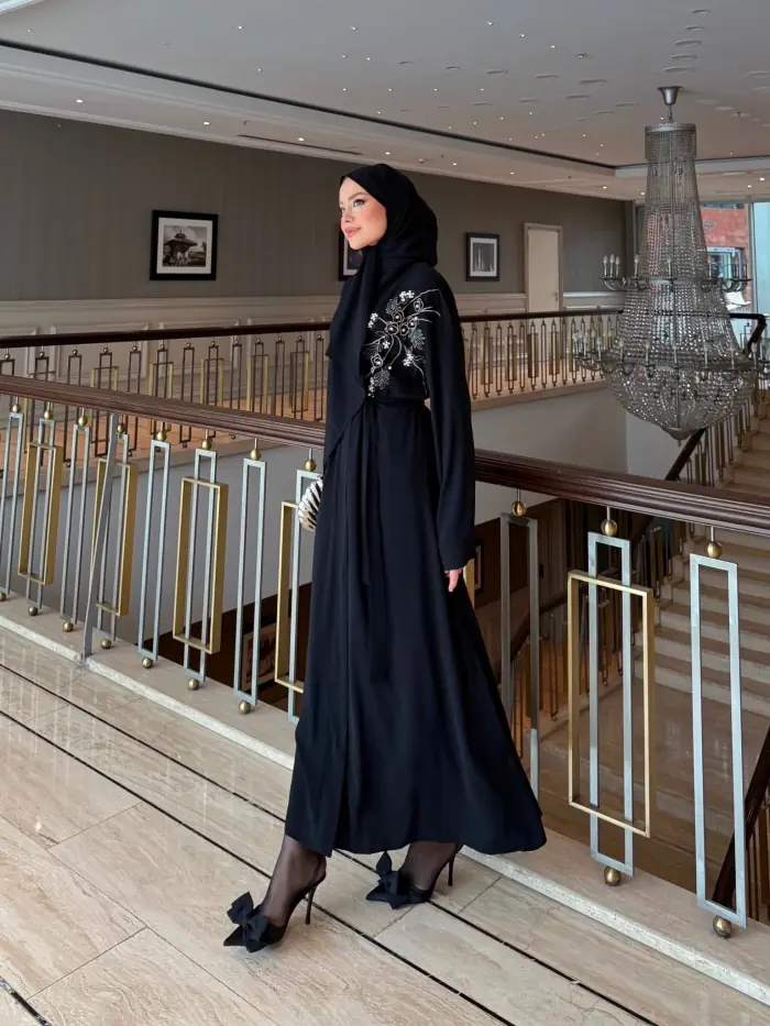 Leyali Abaya Siyah
