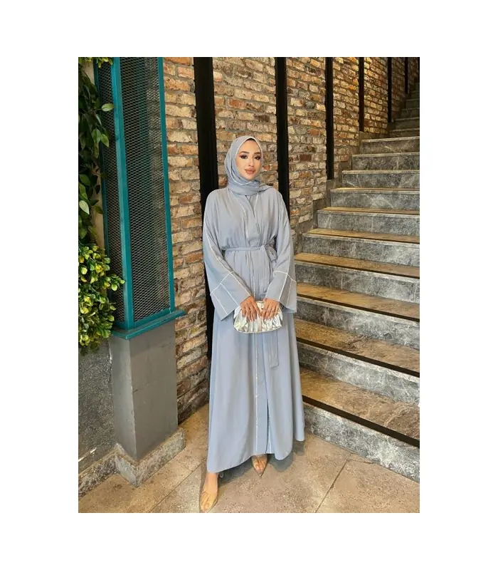 Shiny Abaya Gri