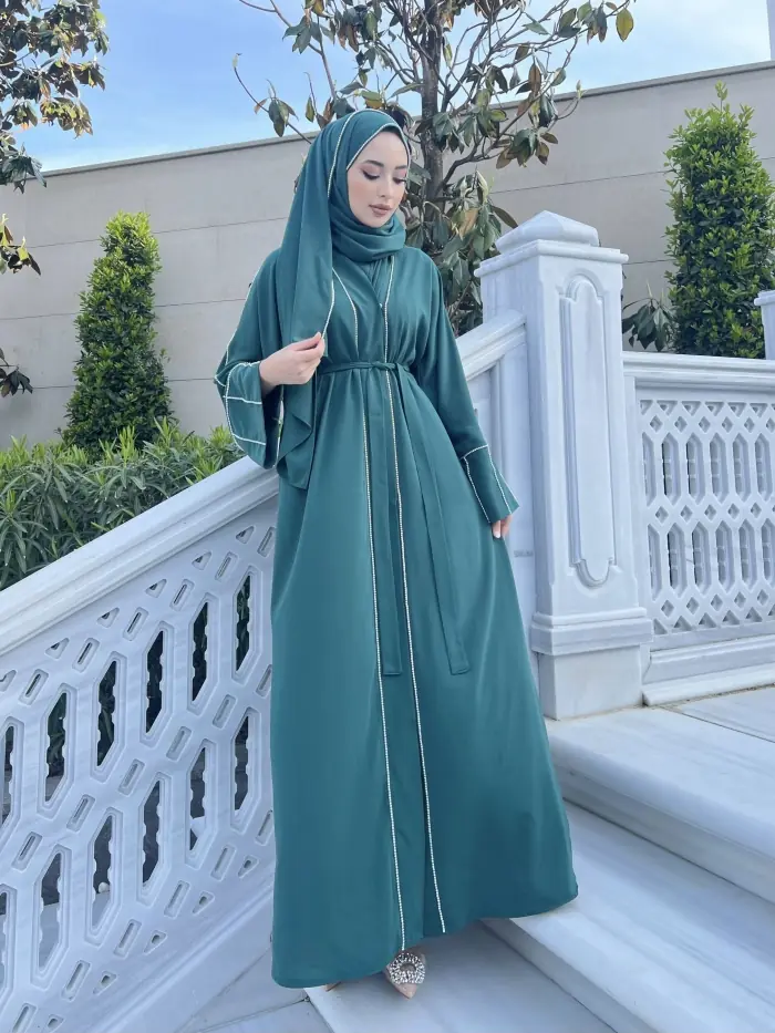 Shiny Abaya Yeşil